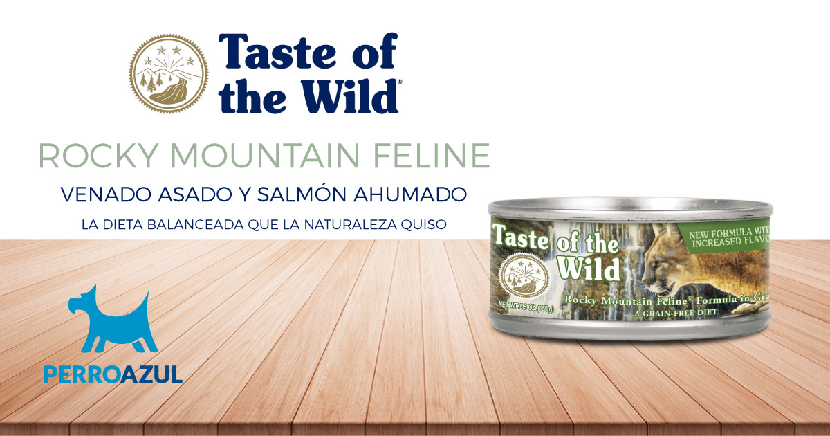 Alimento Húmedo en Lata Taste of the Wild Rocky Mountain Feline en Gravy