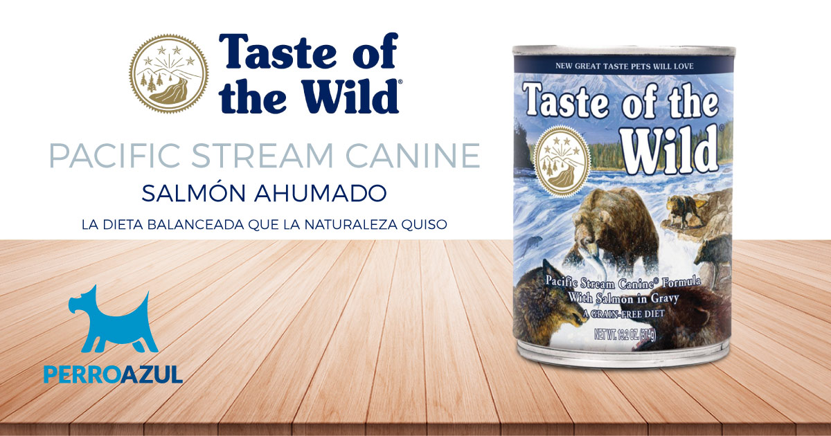 Alimento Húmedo para Perro Taste of the Wild Pacific Stream Canine Lata