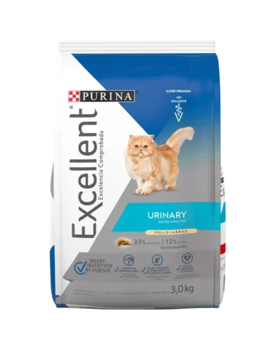 Purina Excellent Gato Urinario Pollo y Arroz 3kg